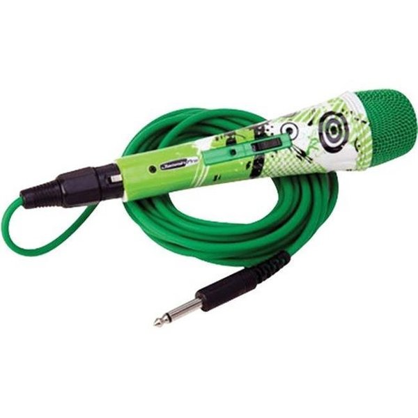 Fine Elite International Ltd FINE ELITE INTERNATIONAL LTD MIC014 Jammin Pro Green Planet Handheld Microphone MIC014